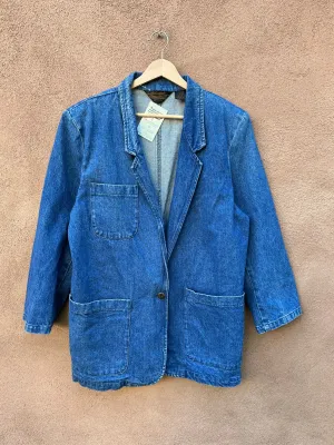 1980's Eddie Bauer Denim Blazer - Made in USA