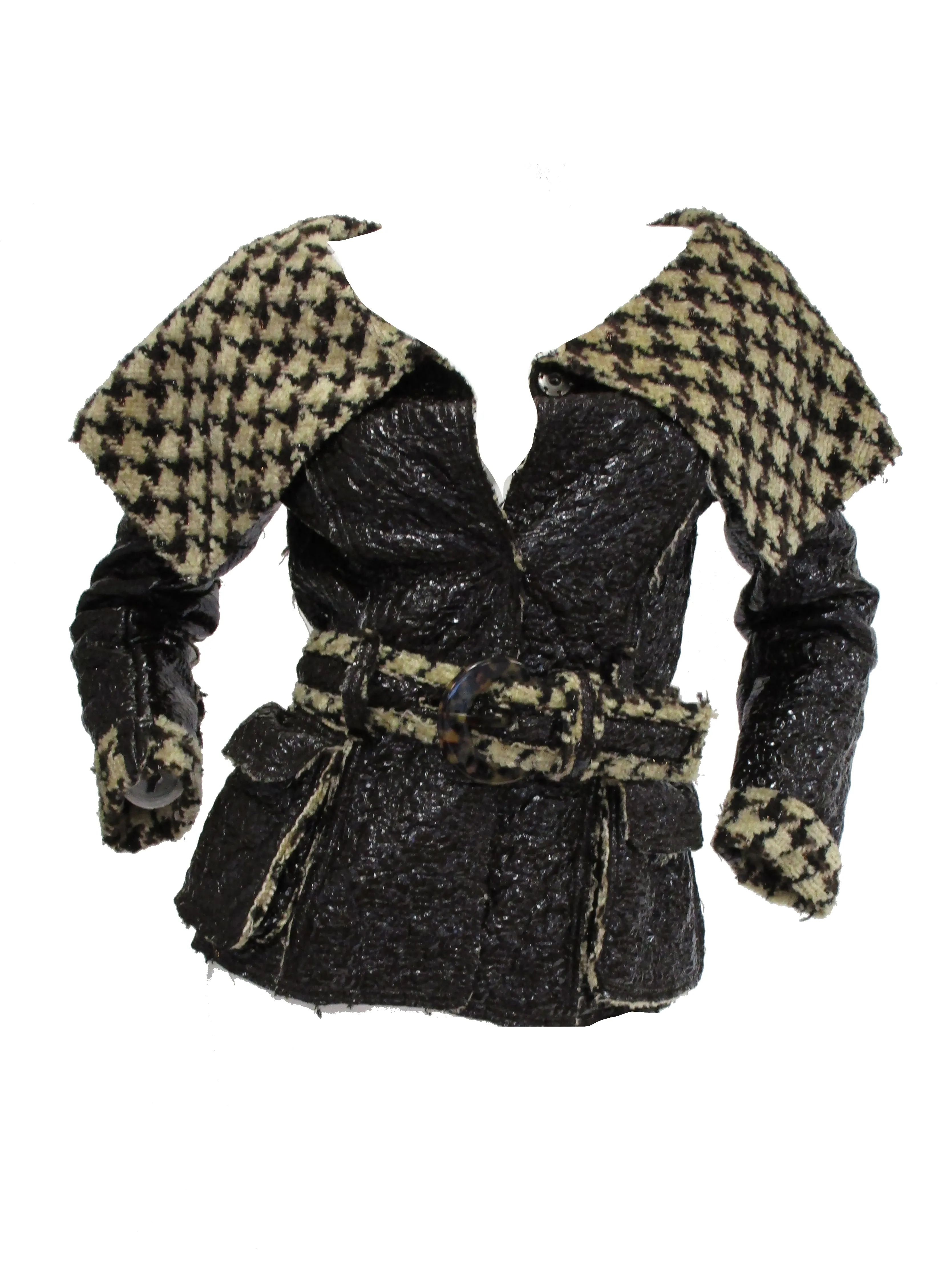 2007 Oscar De La Renta Houndstooth Jacket
