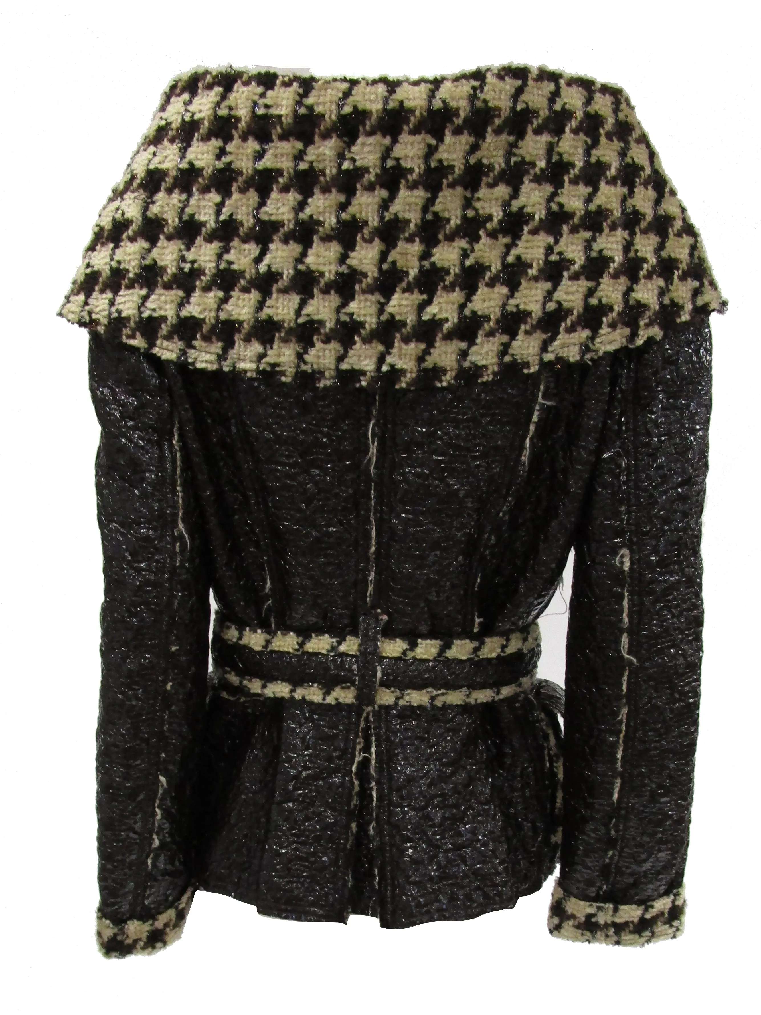 2007 Oscar De La Renta Houndstooth Jacket
