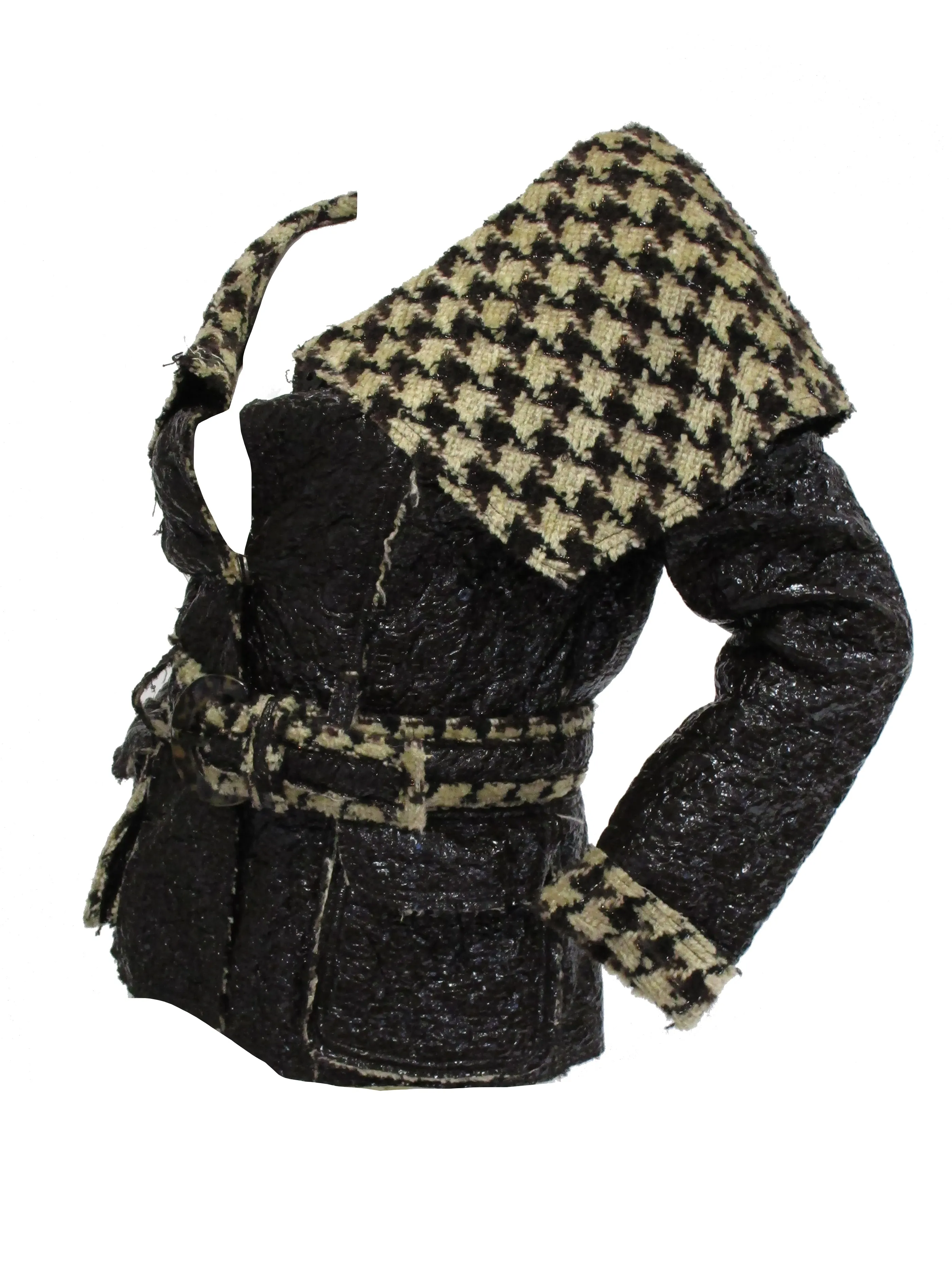 2007 Oscar De La Renta Houndstooth Jacket