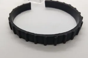 7-5/8" x 3/8" Length of single track is 7-5/8" x 3/8" one piece