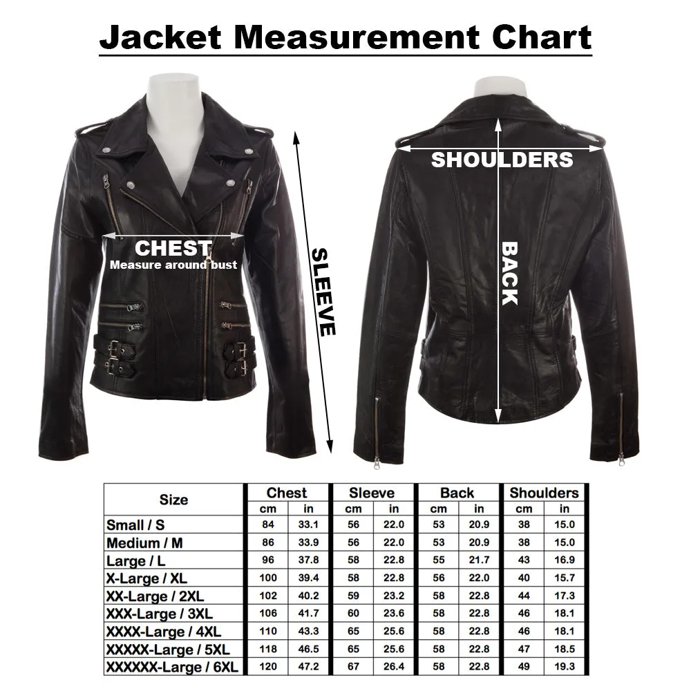AGSM Women's Biker Jacket - Light Orange