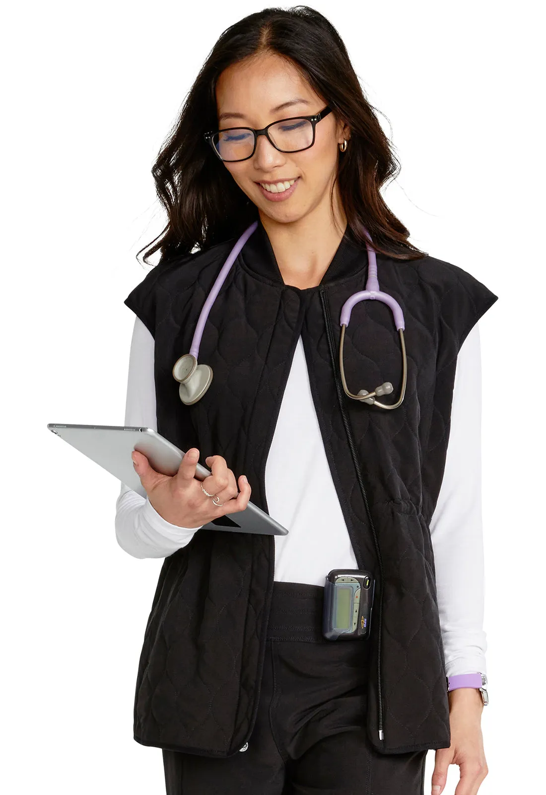Allura - Quilted Scrub Vest