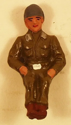 Arnold Hauser Toy Soldier  green seated 55mm