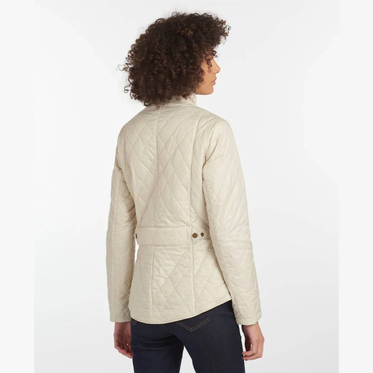 Barbour Flyweight Cavalry Women's Quilted Jacket | Pearl