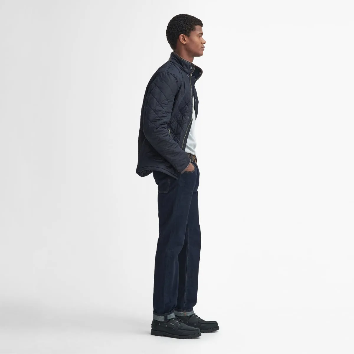 Barbour Powell Quilted Men's Jacket | Navy