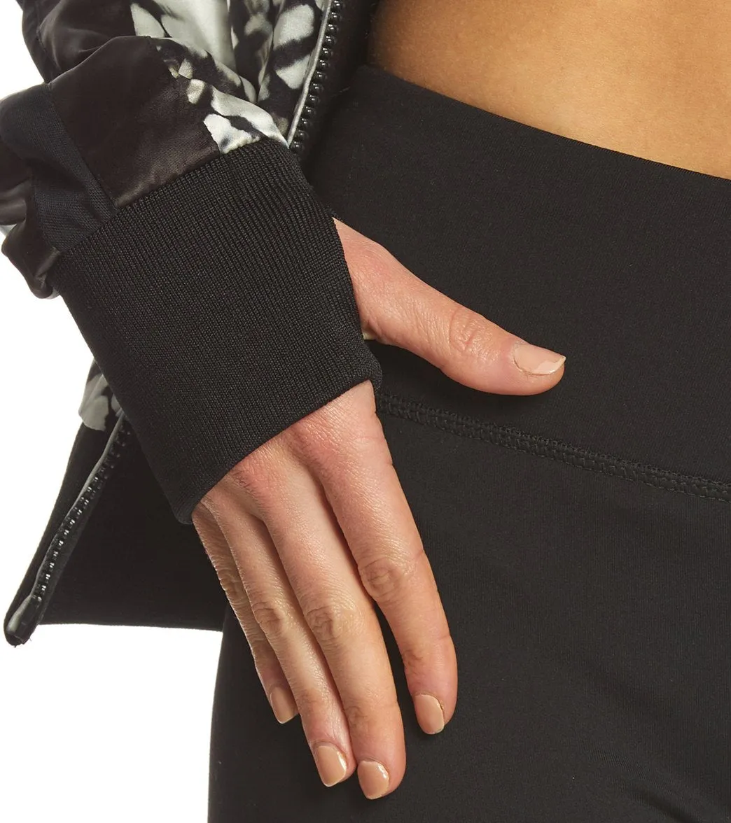 Blanc Noir Reversible Silk Bomber Jacket