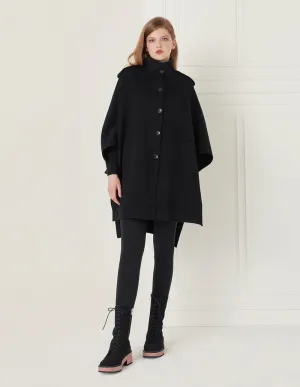 BORA AKSU Utility wool cape coat