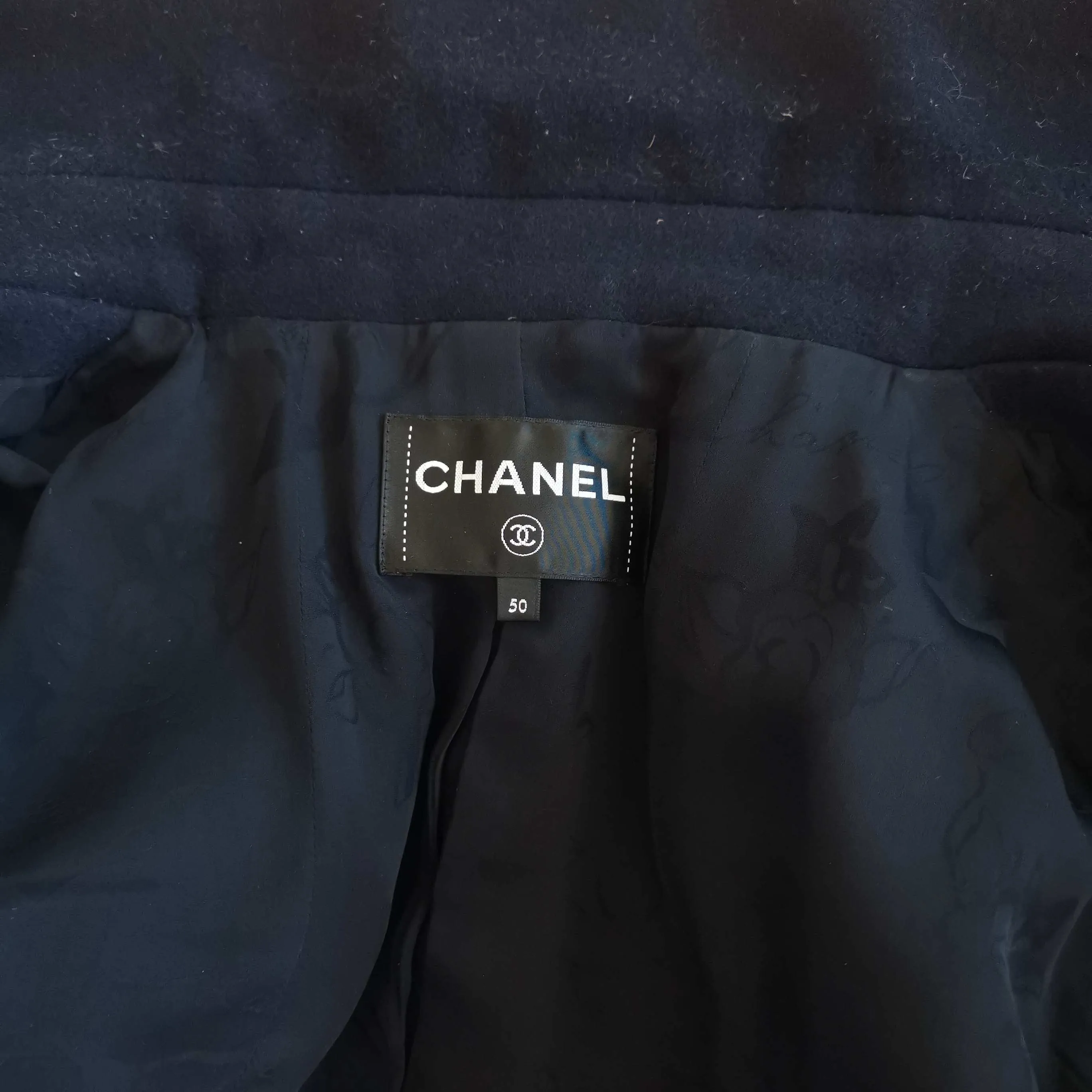 CHANEL NAVY 2018 SHORT PEACOAT (Fr 50)
