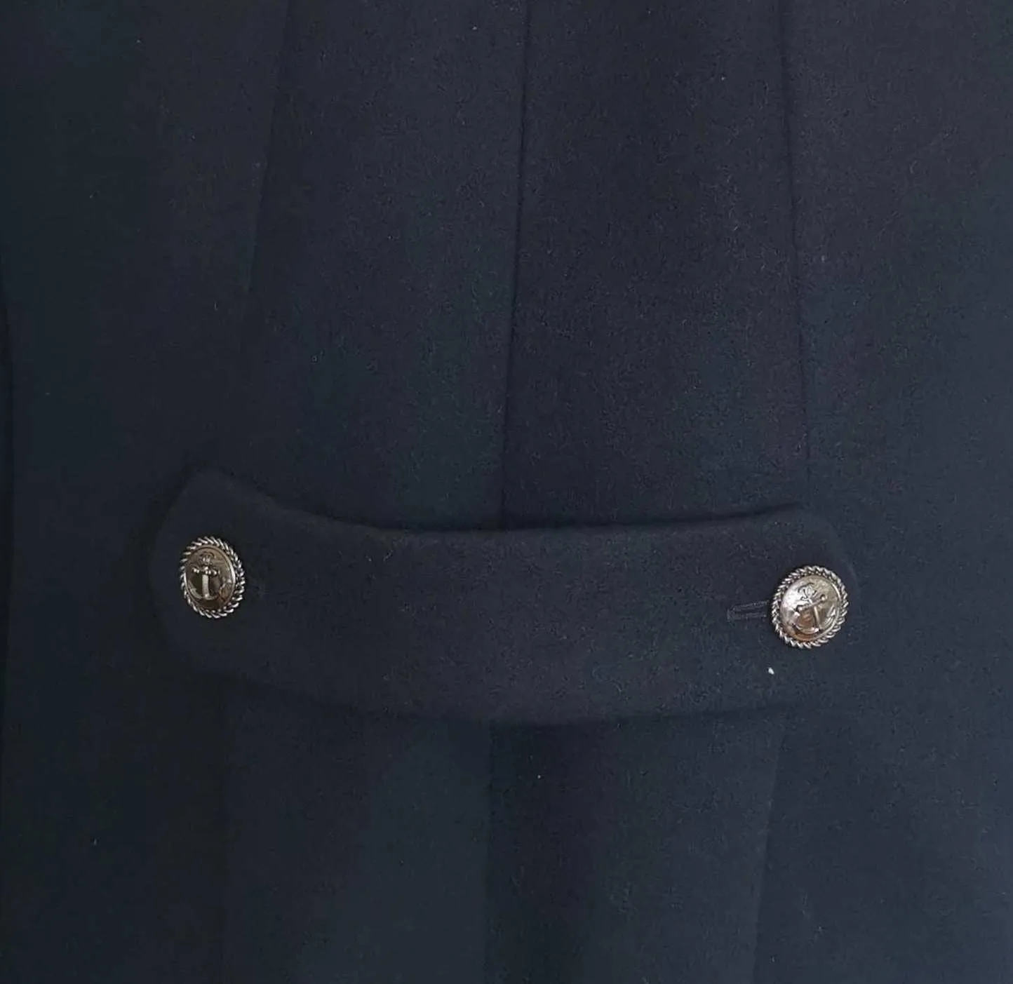 CHANEL NAVY 2018 SHORT PEACOAT (Fr 50)