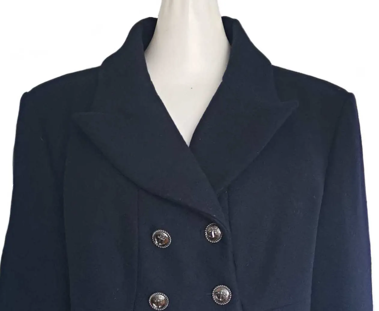 CHANEL NAVY 2018 SHORT PEACOAT (Fr 50)