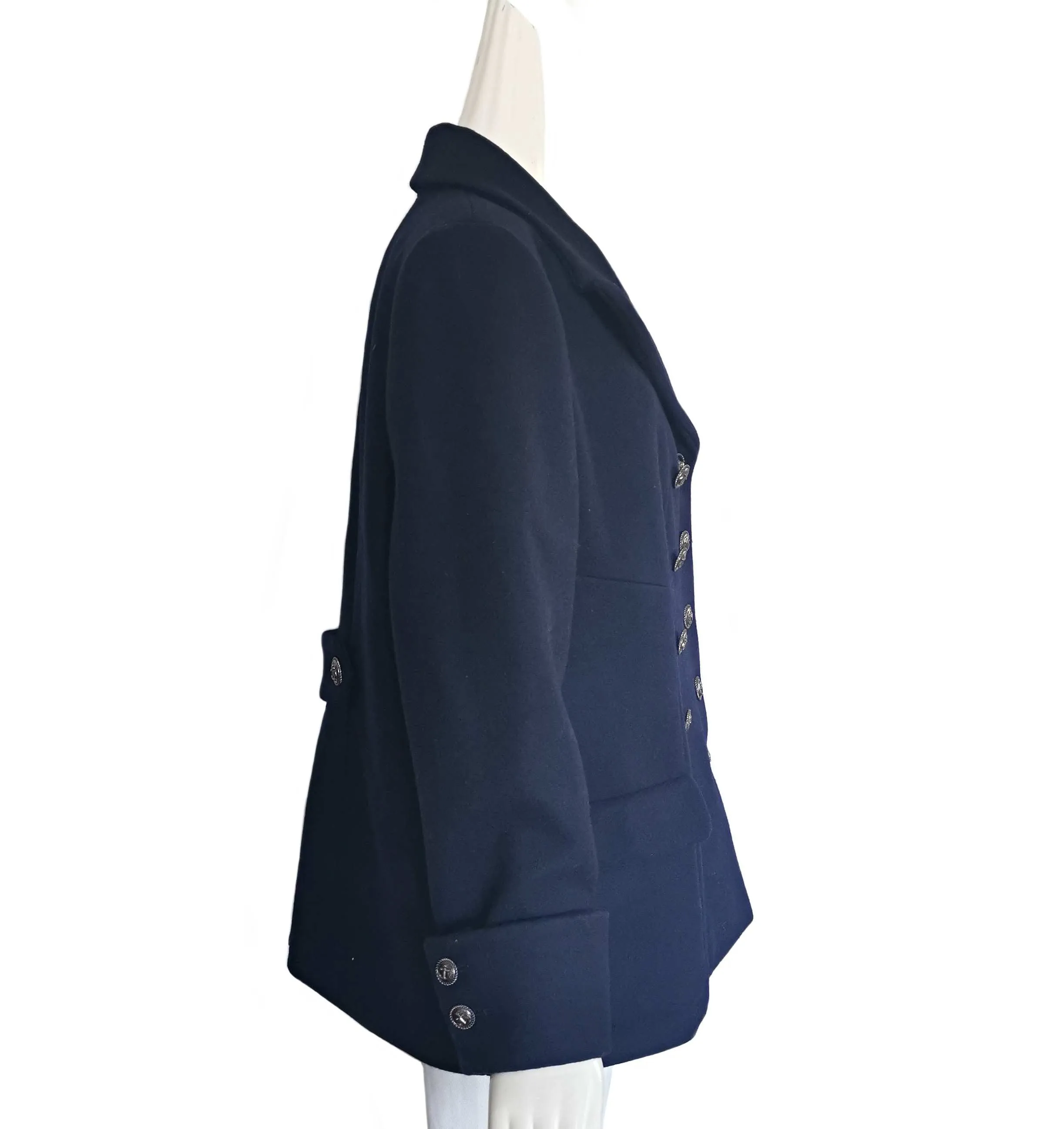CHANEL NAVY 2018 SHORT PEACOAT (Fr 50)