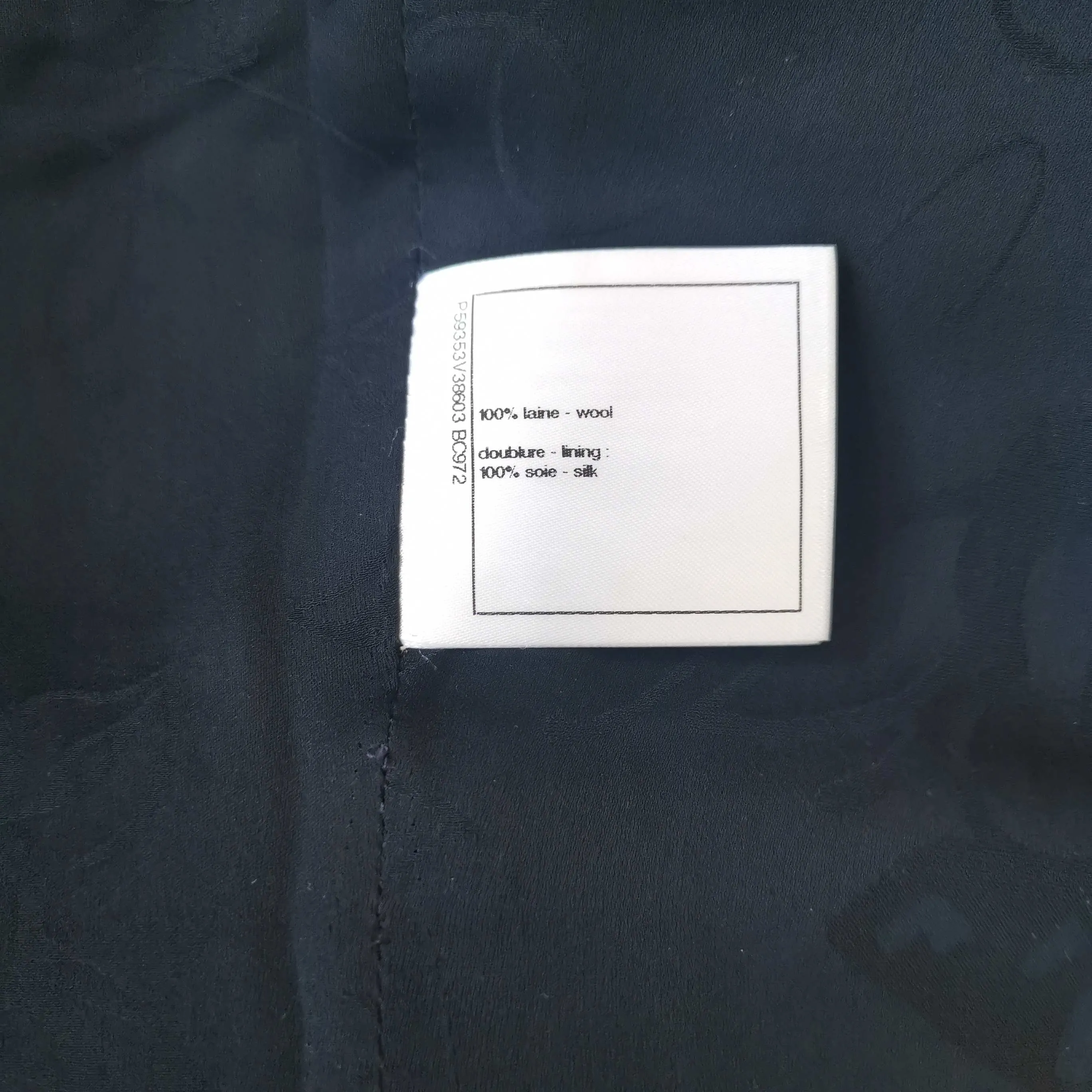 CHANEL NAVY 2018 SHORT PEACOAT (Fr 50)