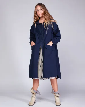 Cotton Full Zip Patch Pocket Parka