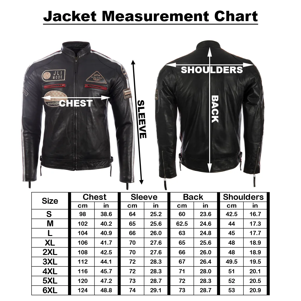 CXUS Men's Racing Biker Jacket - Vegas