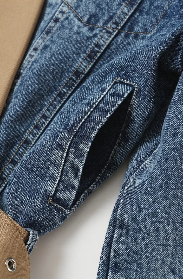 Denim Tailored Woven Blazer