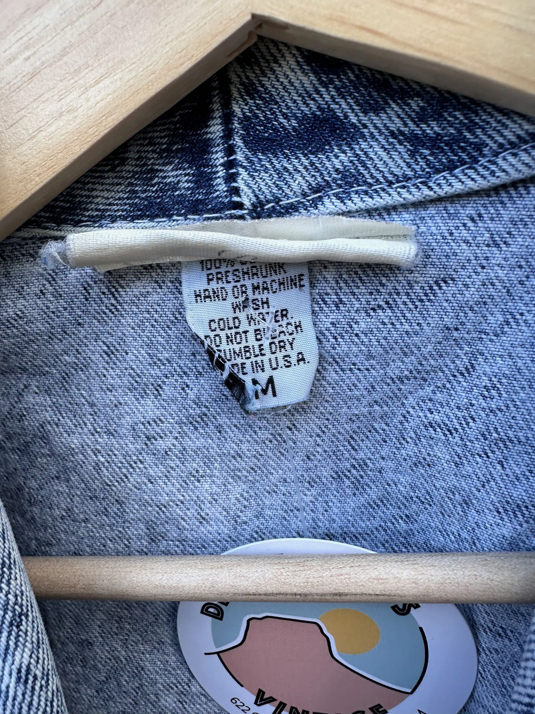 Designs Ltd Hand Painted Acid Wash Jacket