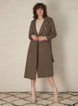 Esmaee Parker Trench Coat - Olive