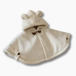 Fashionable Hooded Cape Coat