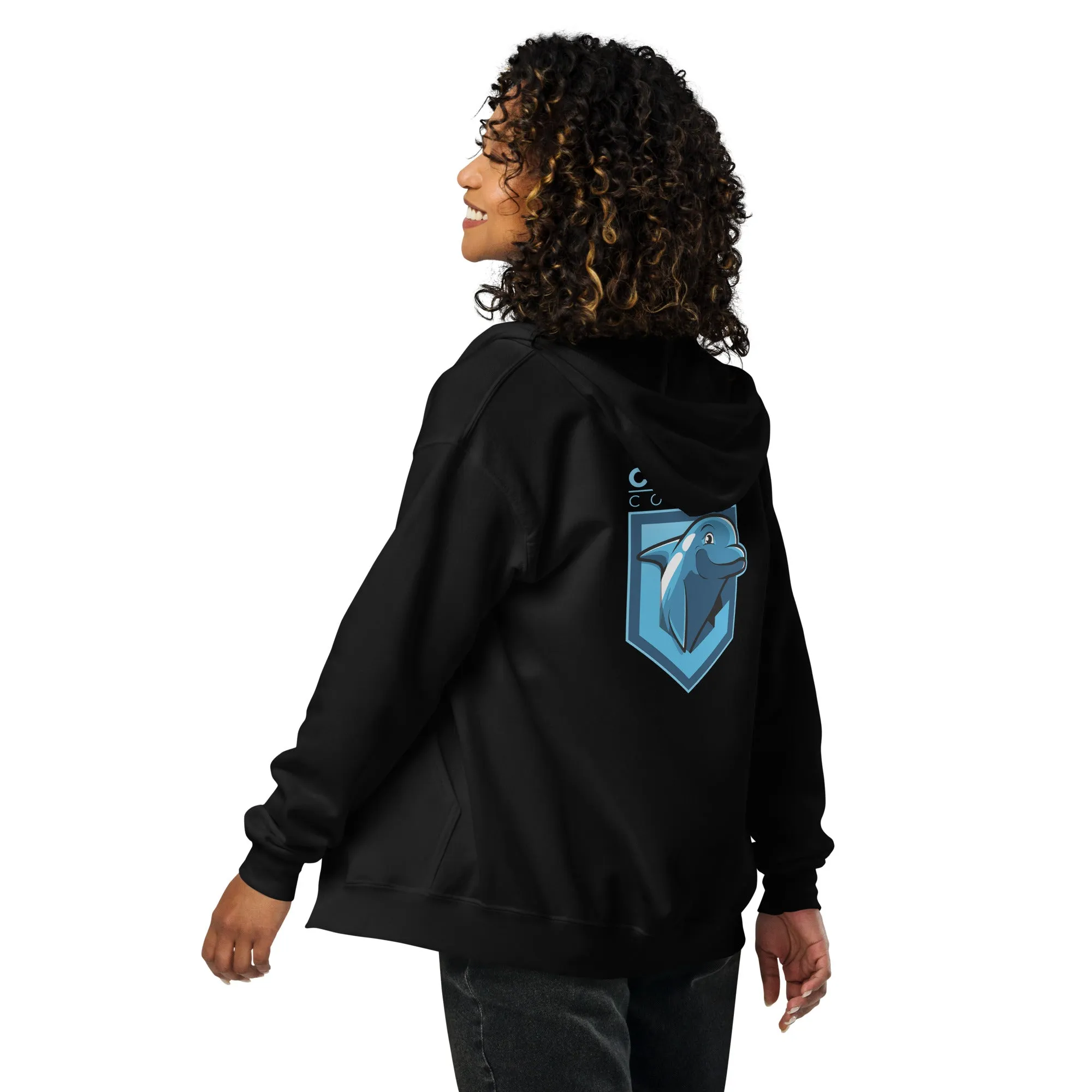 Fin Collection Unisex Heavy Blend Zip Hoodie - Dark Colors