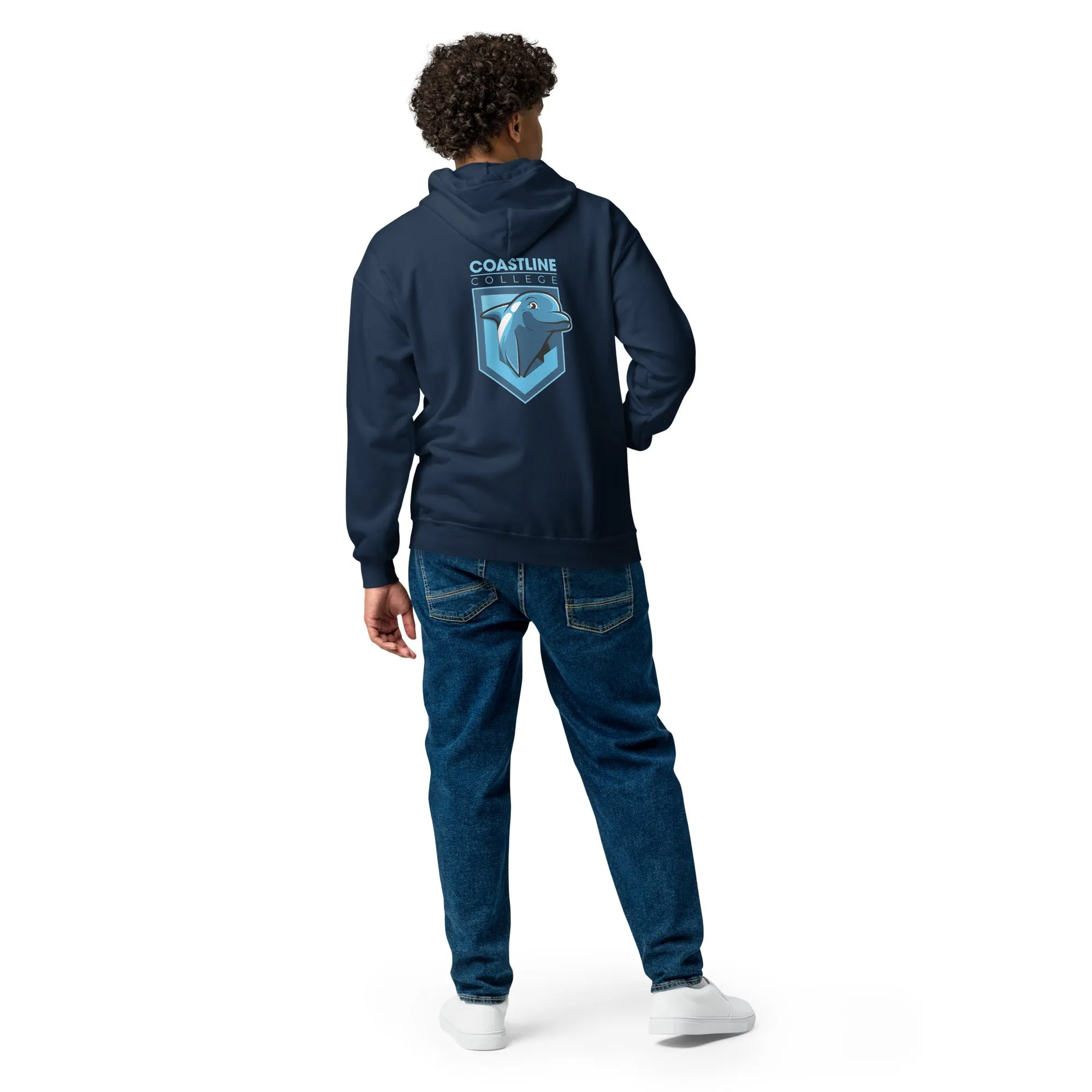 Fin Collection Unisex Heavy Blend Zip Hoodie - Dark Colors