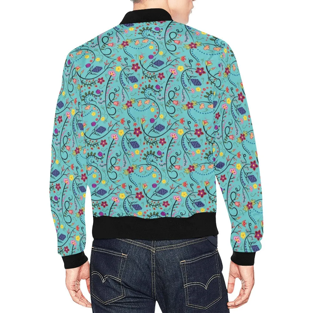 Fresh Fleur Sky Bomber Jacket for Men