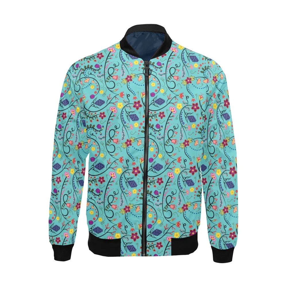 Fresh Fleur Sky Bomber Jacket for Men