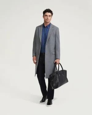 George Wool Rich Twill Overcoat