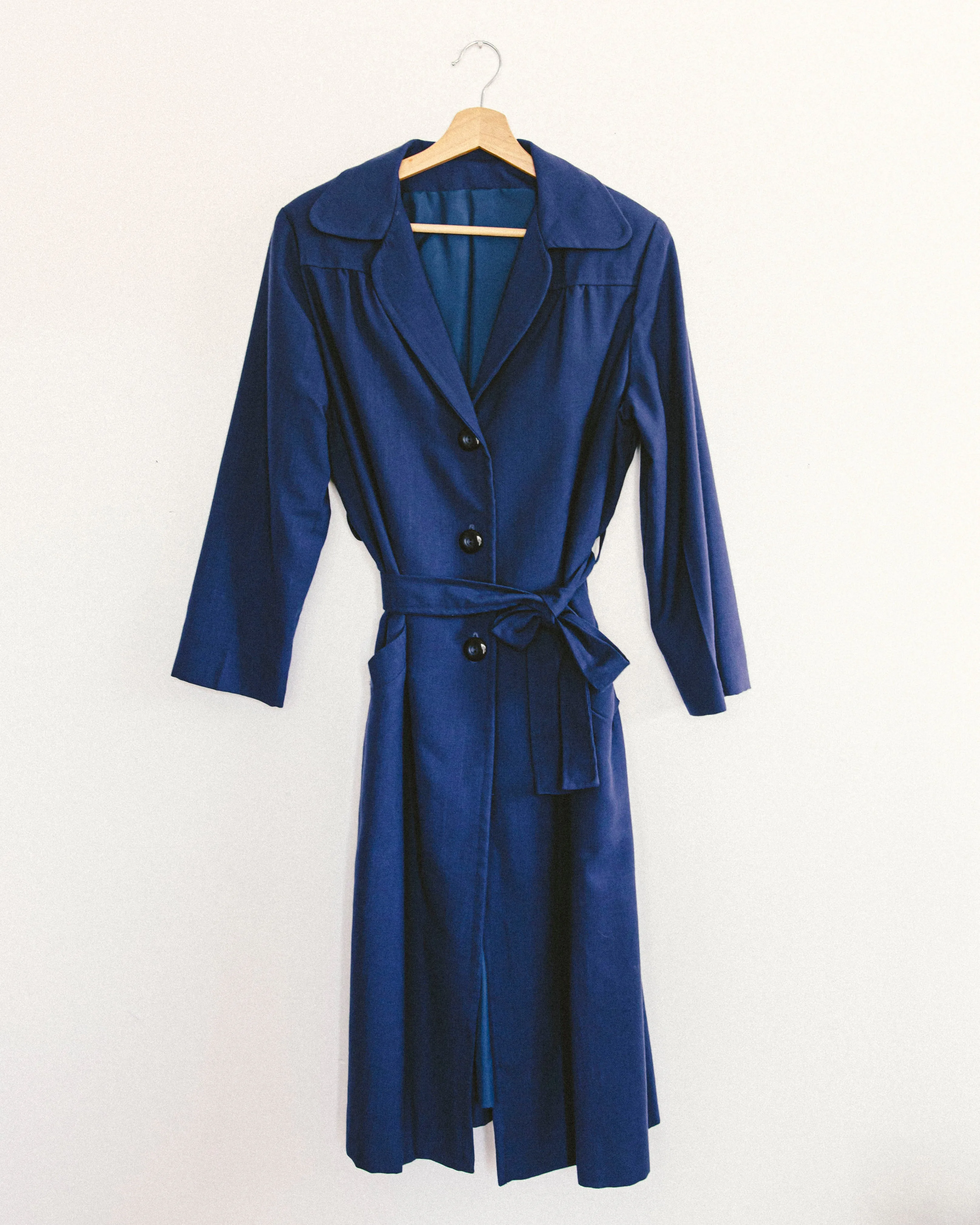 Indigo Trench Coat