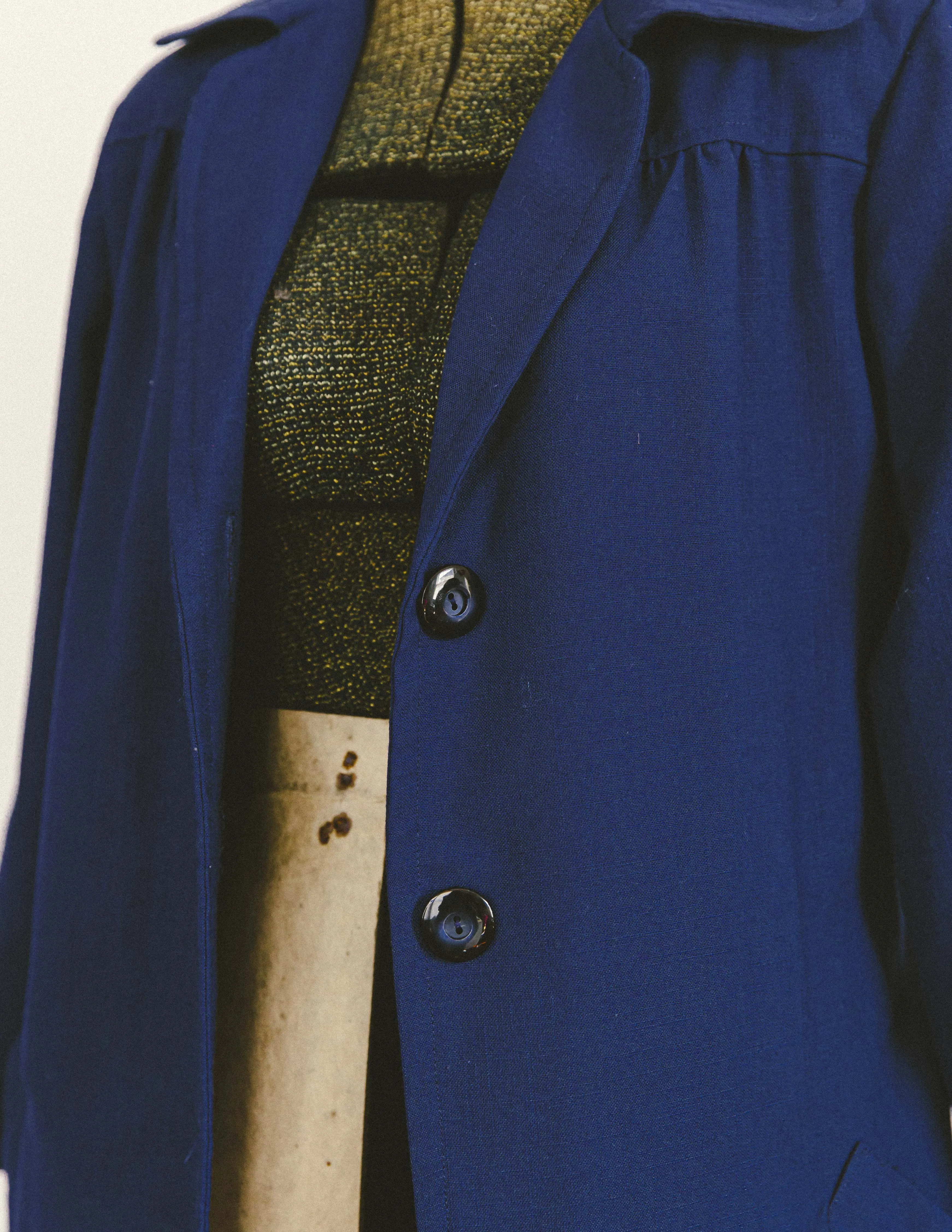 Indigo Trench Coat