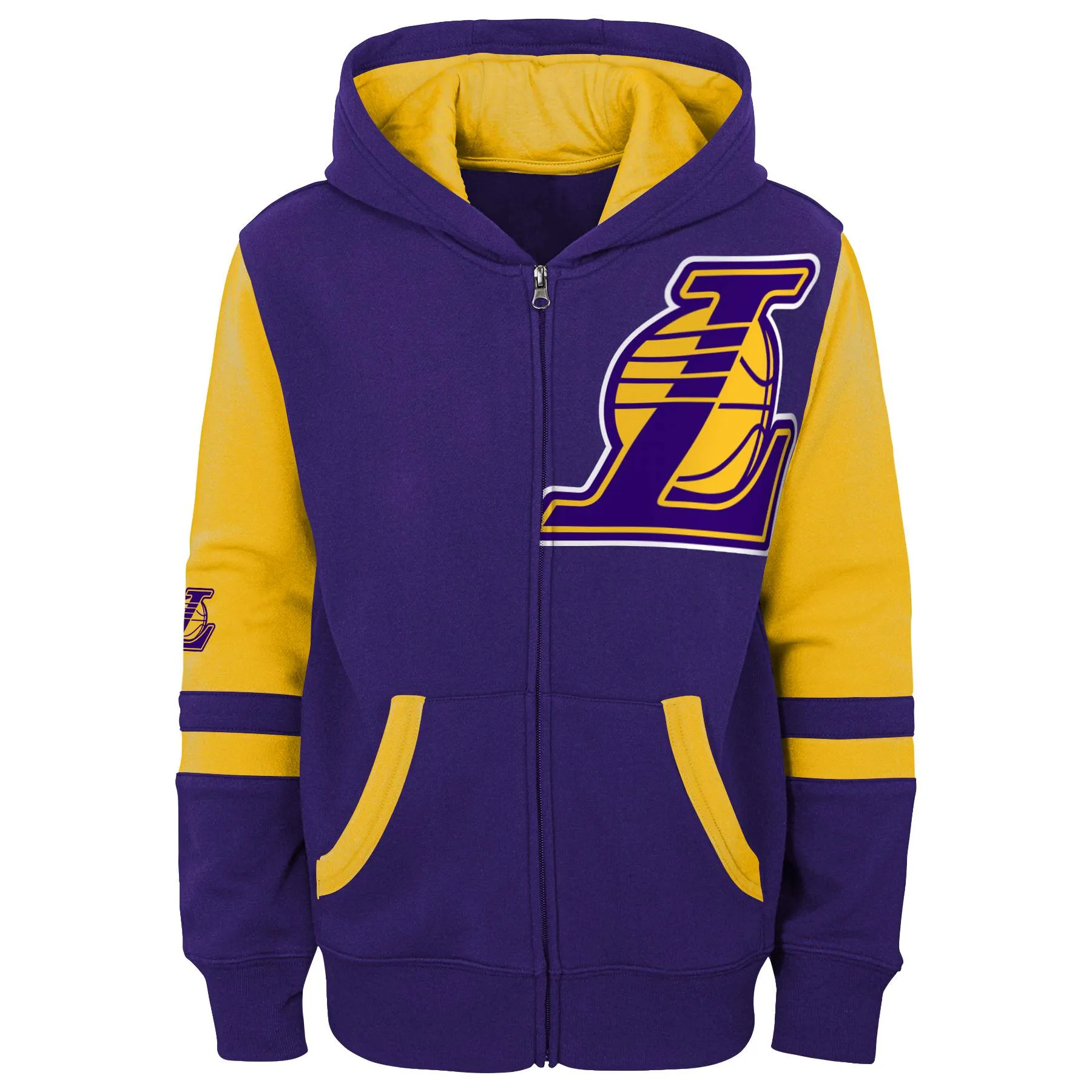 Lakers Full Zip Hooded Sweatshirt