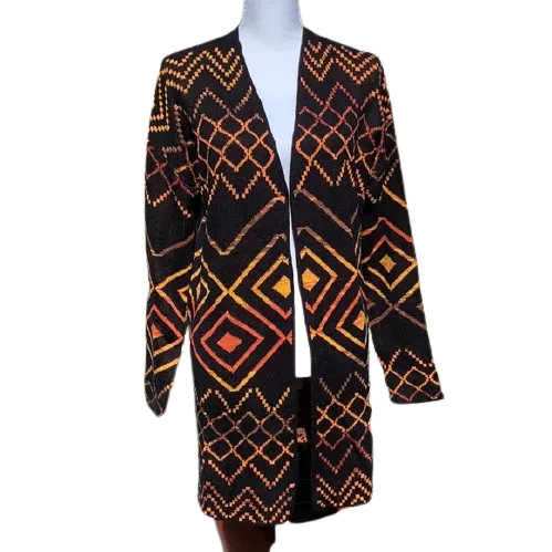 NWT Brown Black Fall Rust Long Sleeve Top Blouse Size Large Women's Ladies Fashion. Winter Fall