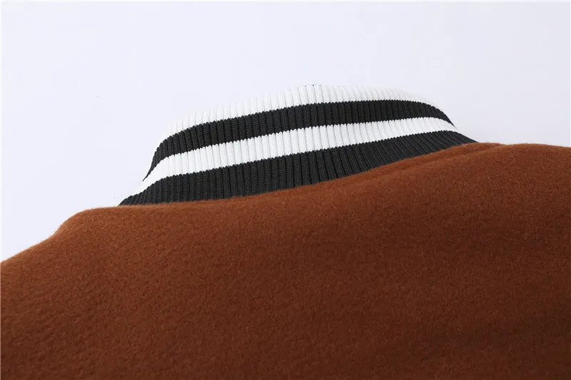 Patchwork Bomber Jacket