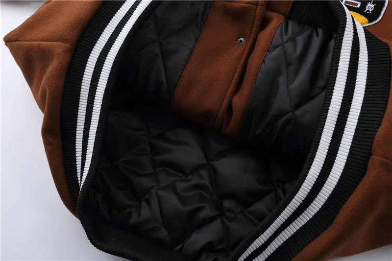 Patchwork Bomber Jacket