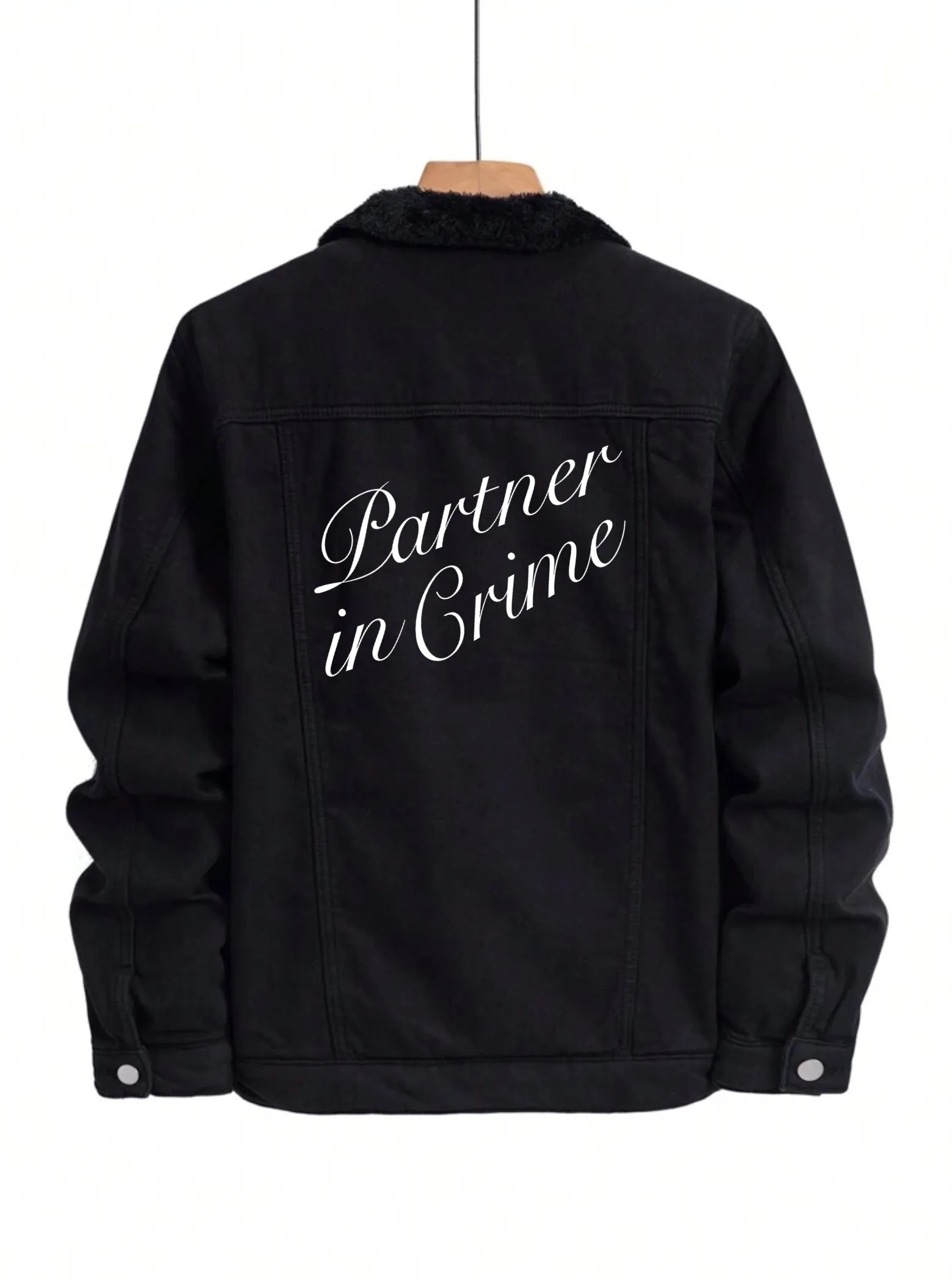 Personalized Men's Winter Denim Jacket
