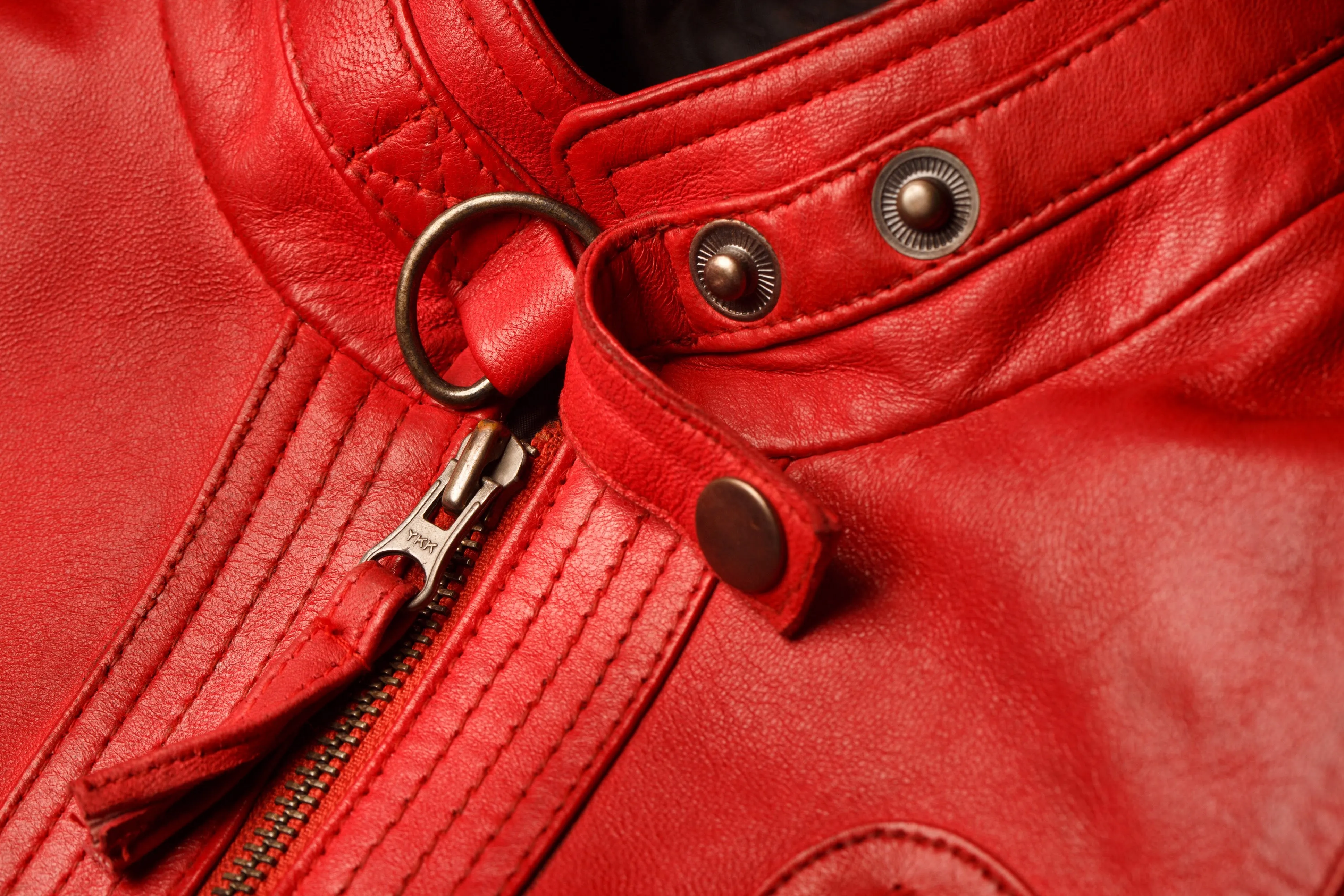 Red: Phoenix Women's Leather Jacket