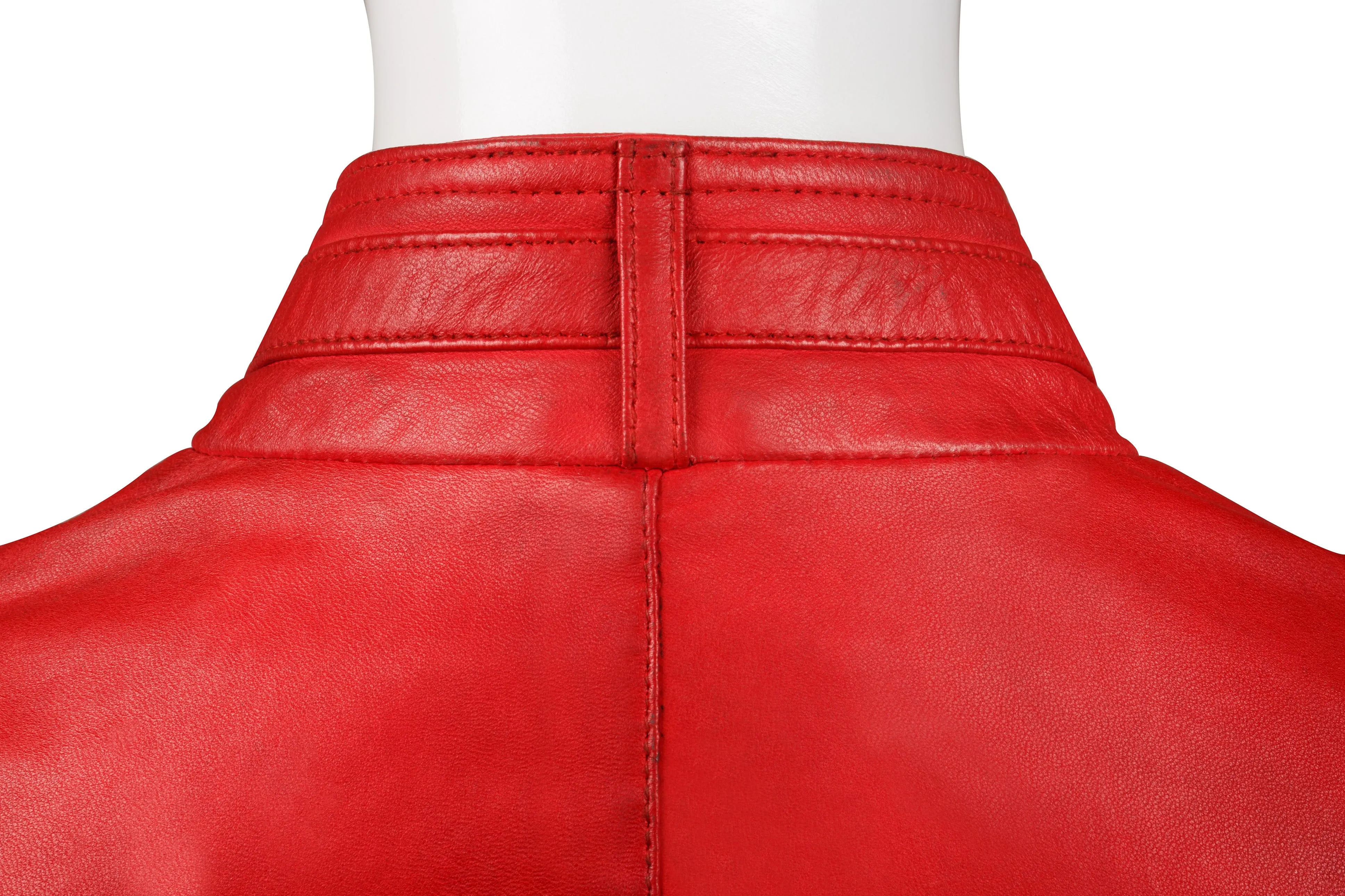 Red: Phoenix Women's Leather Jacket