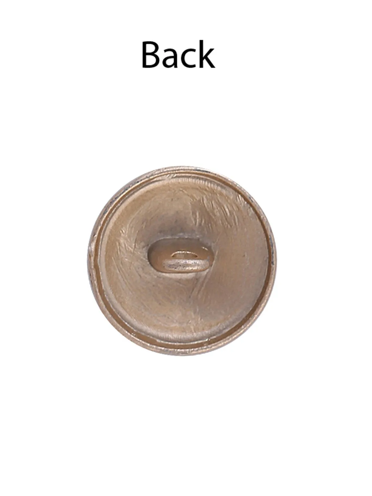 Round Shape Engraved Design Lamination Shank Metal Button