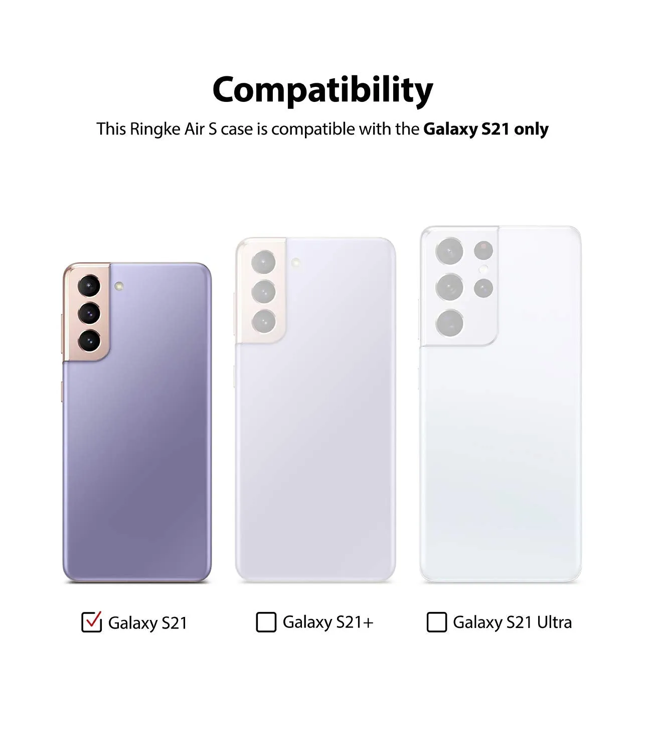 Samsung Galaxy S21 Back Cover Case | Air S - Lavender Gray