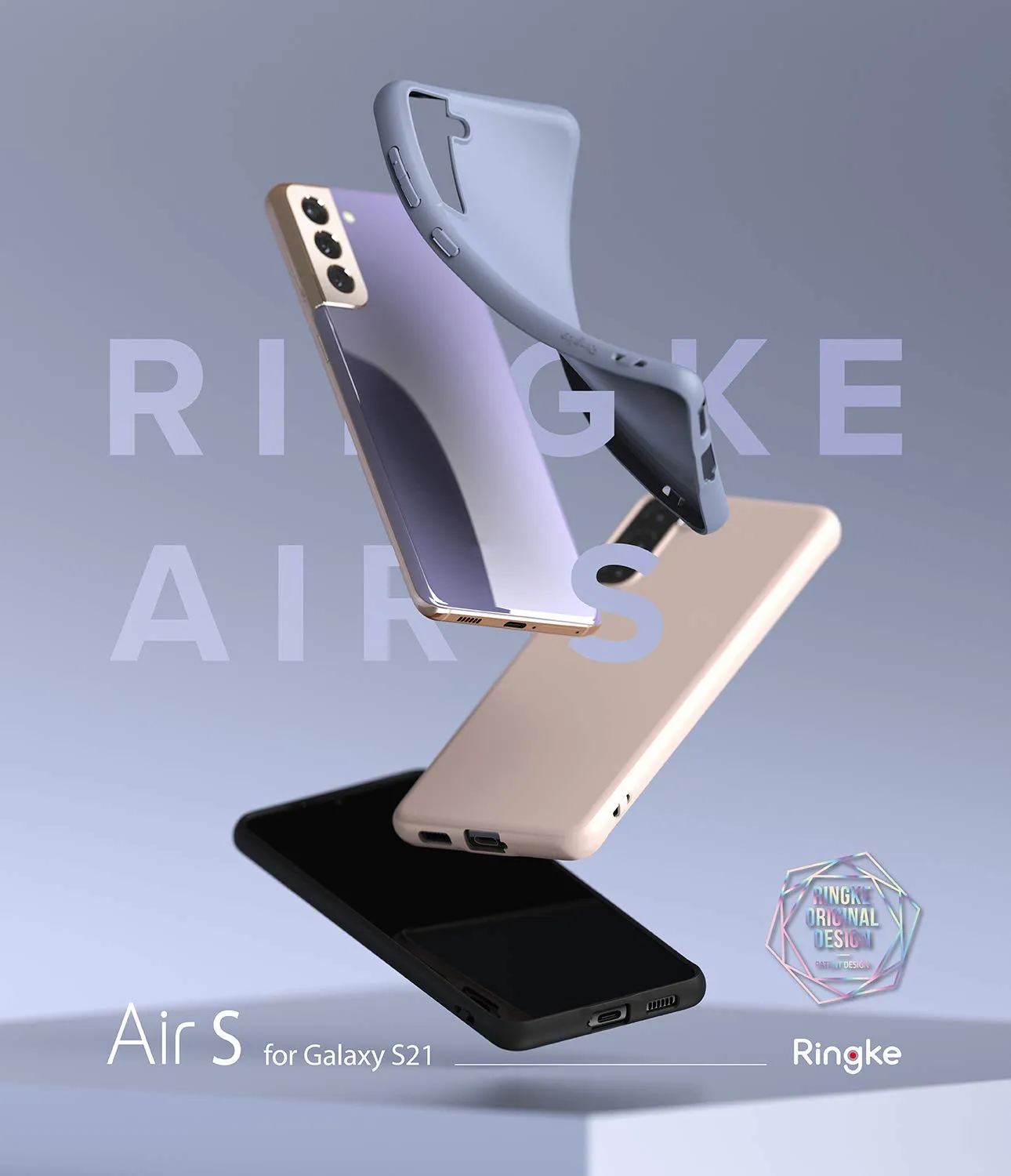 Samsung Galaxy S21 Back Cover Case | Air S - Lavender Gray