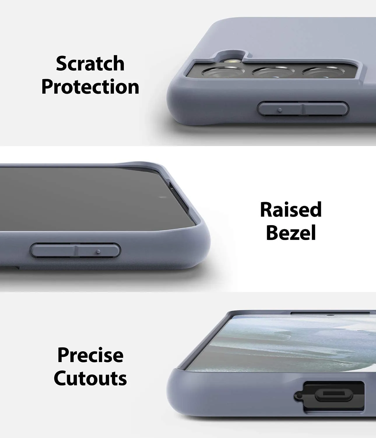 Samsung Galaxy S21 Back Cover Case | Air S - Lavender Gray