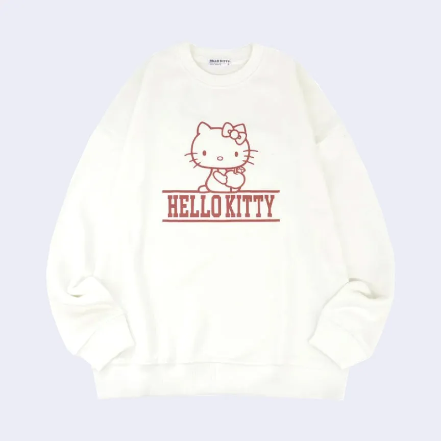 Sanrio - Hello Kitty Apple Sweatshirt (White)