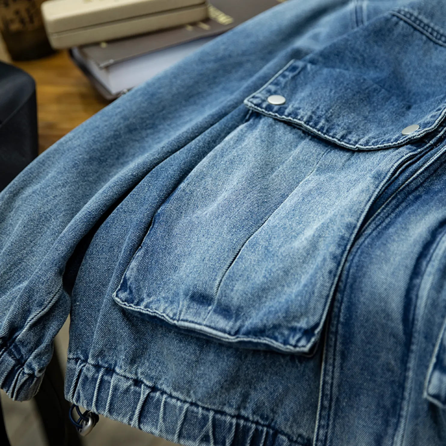 Spring Retro Denim Jacket Men's P0763