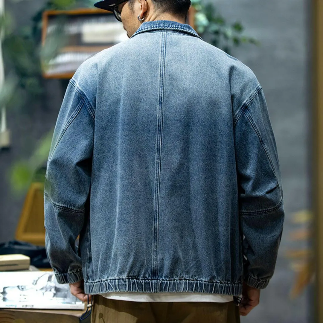 Spring Retro Denim Jacket Men's P0763