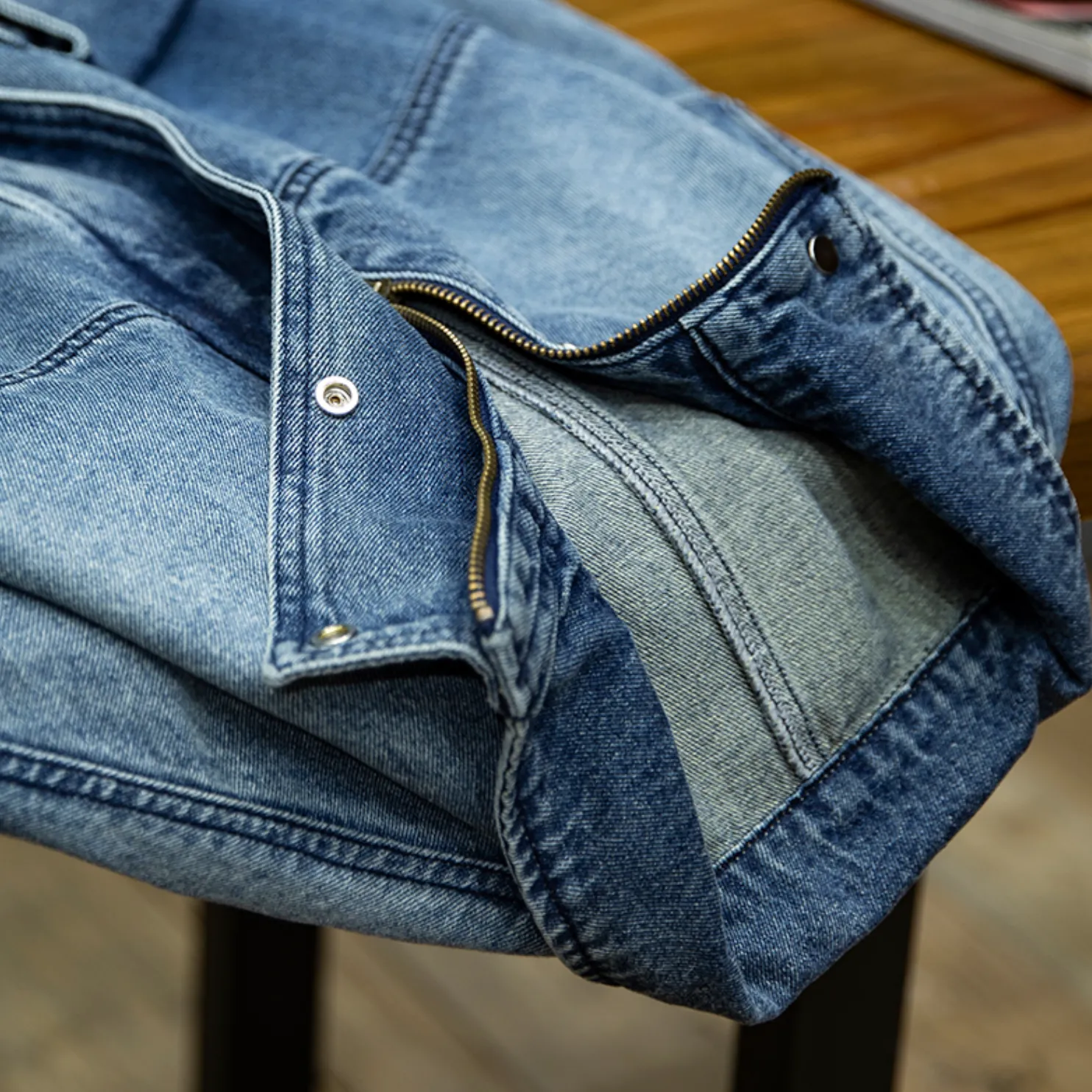 Spring Retro Denim Jacket Men's P0763