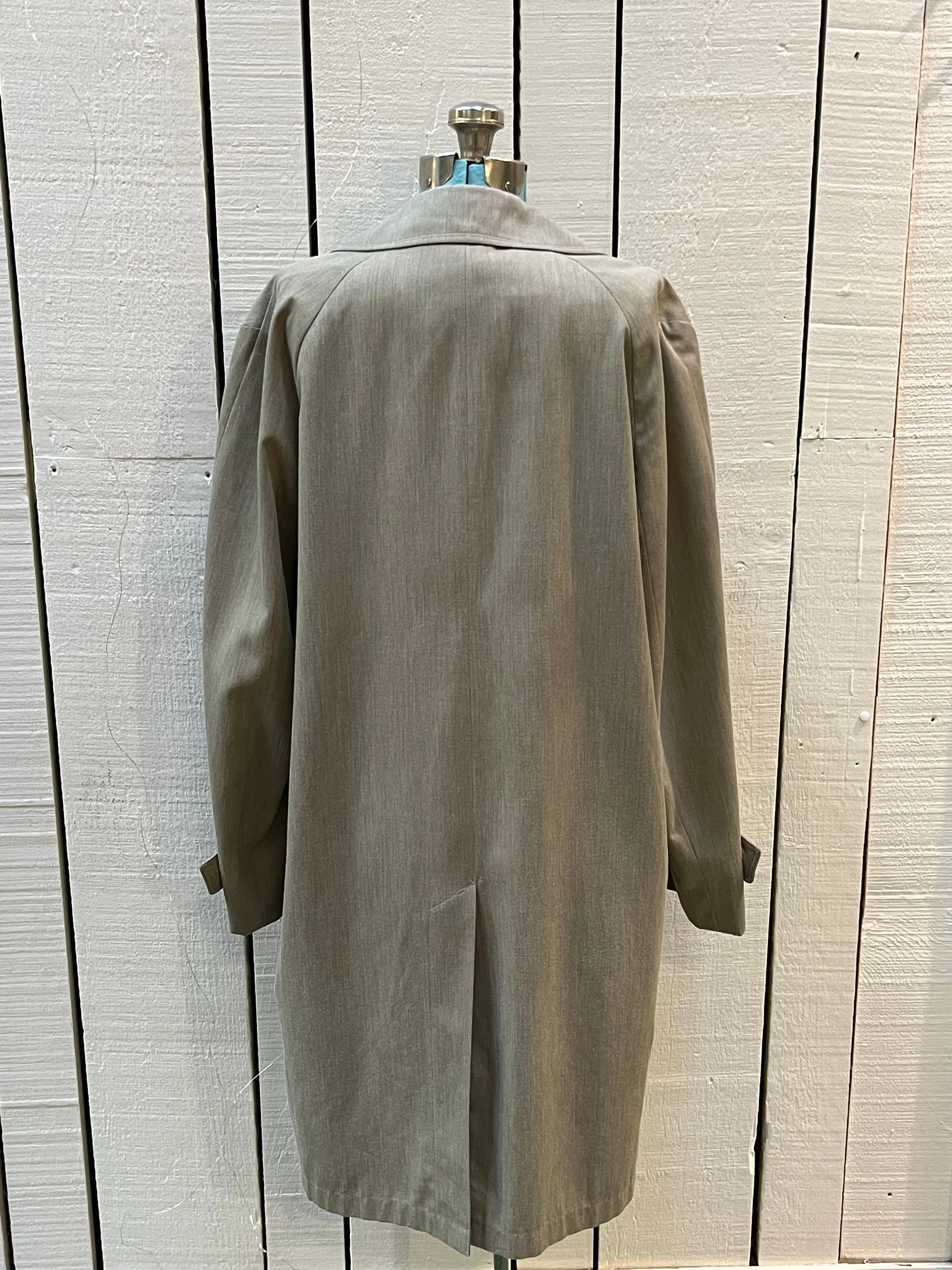Vintage Croydon Avant Garde Beige Trench Coat, Size 40