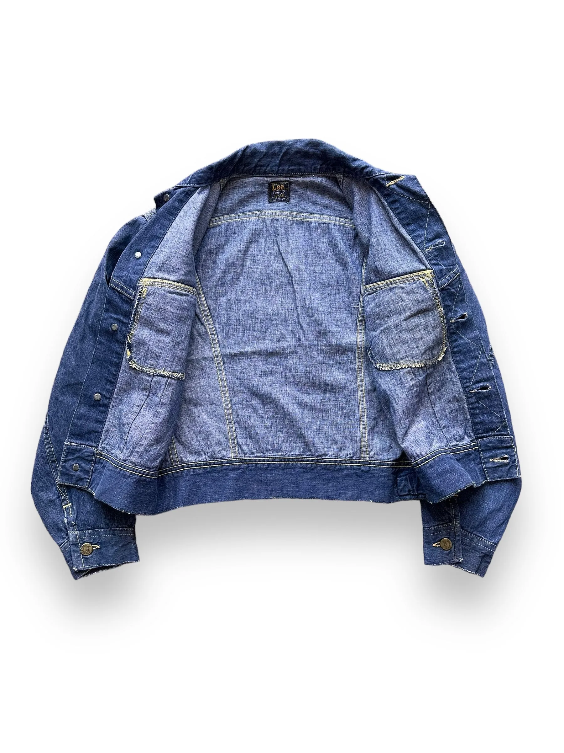 Vintage Lee 109-JY Youth Denim Jacket SZ 16