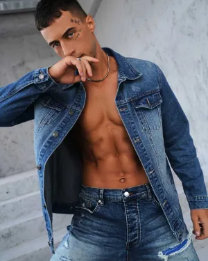 Washed Blue Denim Jacket
