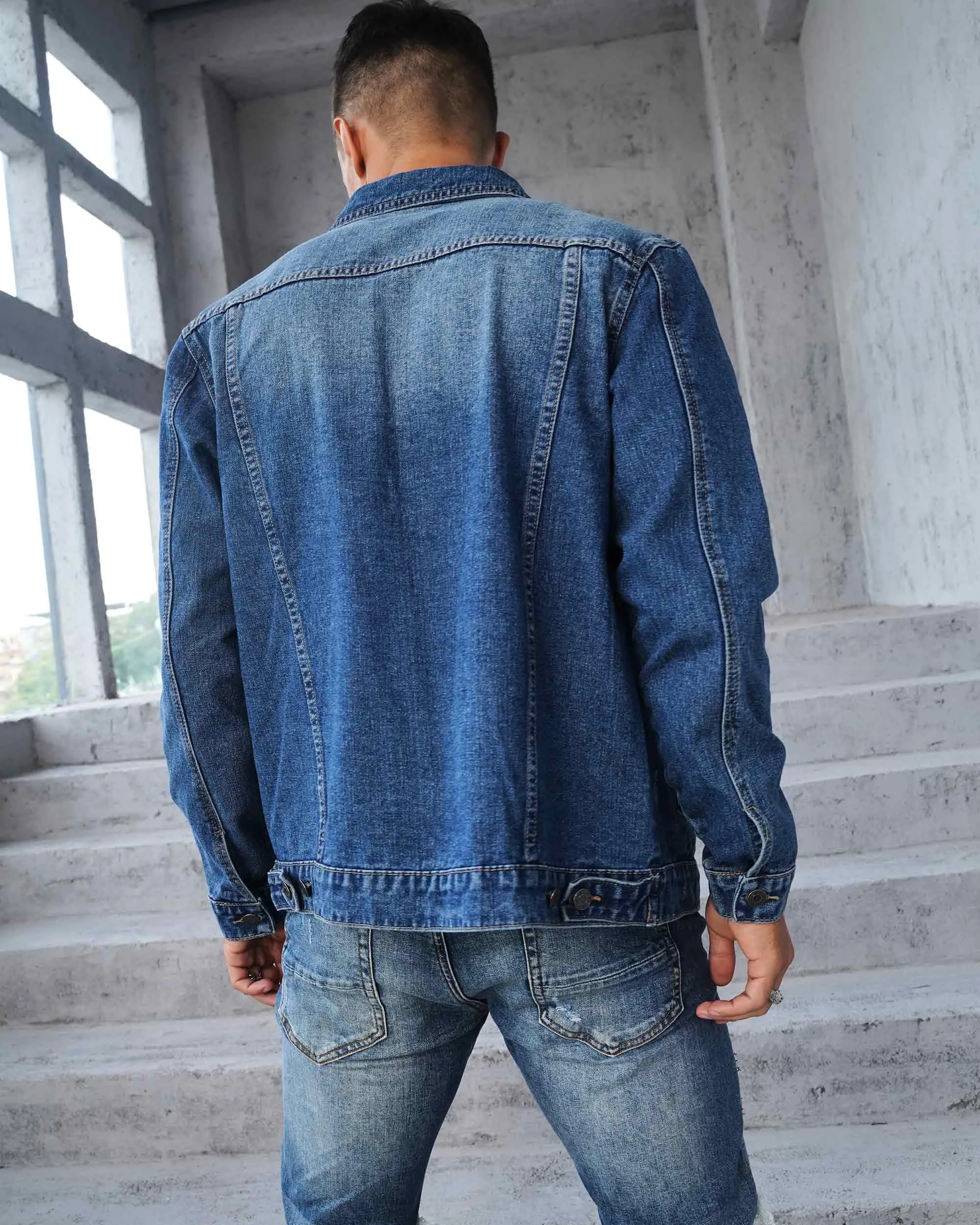 Washed Blue Denim Jacket