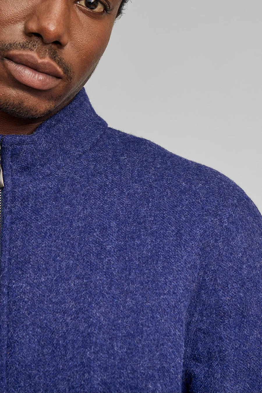 Winston Coat Baby Alpaca & Wool Color Niagara